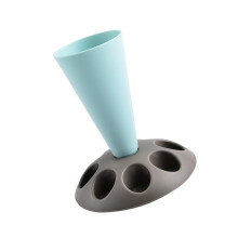 Piping Bag Holder Stand with 8 Nozzle Slots for Easy Cake Decorating and Baking Organization