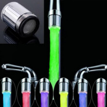 7-Color Temperature Sensitive Gradient LED Water Faucet Light Water Stream Color Changing Faucet Tap Sink Faucet For Kitchen and Bathroom