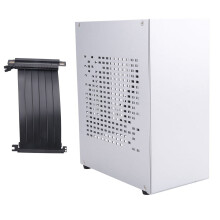 A07 Mini ITX Computer Case Chassis HTPC Host Case USB3.0 ITX Enclosure with Graphics Card Extension Cable(B)