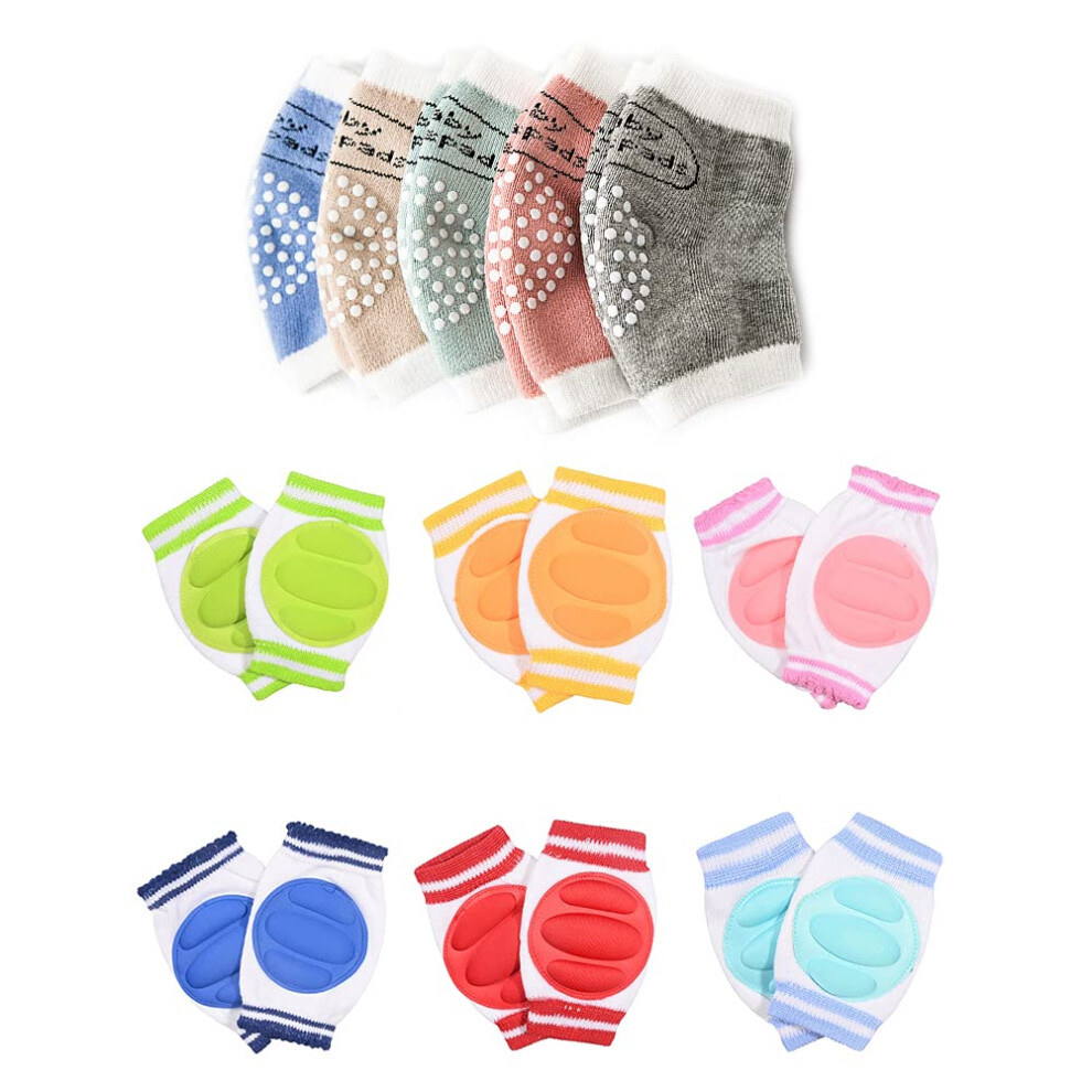 Baby Knee Pads AntiSlip Cushion Protection for Crawling and Walking Soft Breathable Cotton