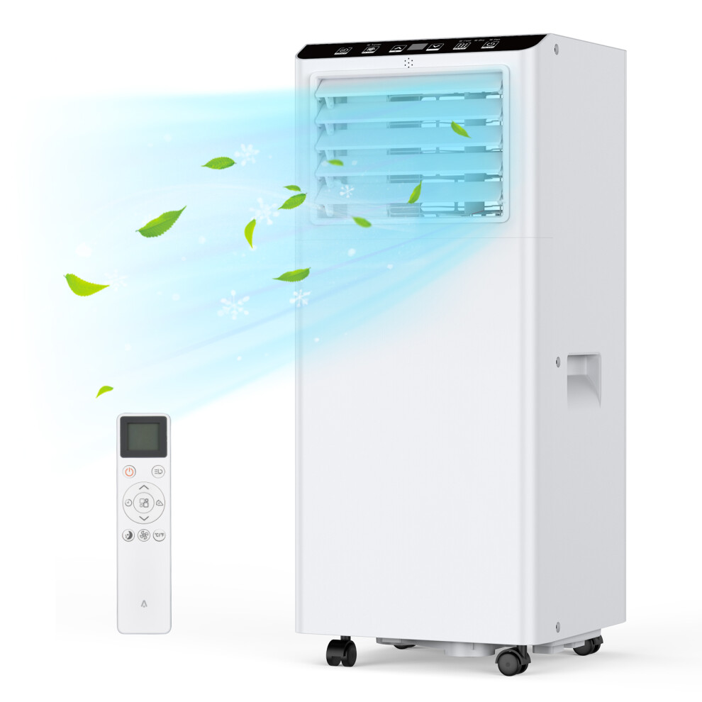 9000 BTU Portable Air Conditioner, 3-in-1, with Remote Control, 24H Timer