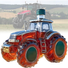 Whiskey Decanter Truck Shaped Glass Liquor Dispenser 300ML Unique Home Bar and Gift Piece