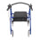 Lightweight Rollator Mobility Walker 4 Wheeled Walking Aid Frame w/ Seat 10