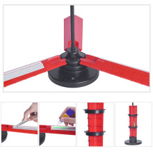 ABS Plastic DIY Archery Arrow Fletching Jig - Red, 11x11x23.5cm