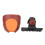 Quick Release 6 Arrows Leather Archery Quiver Red/Orange Sizes S/L 2
