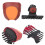 Quick Release 6 Arrows Leather Archery Quiver Red/Orange Sizes S/L 4