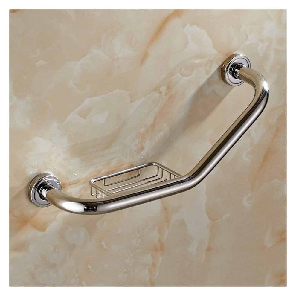 Grab Bars WallMounted Stainless Steel Bathroom Safety Handrail with NonSlip Grip for Handicap Support