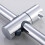 Adjustable Hand Shower Holder for Slide Bar with 360 Rotation, Tool Chrome Bracket Replacement 4