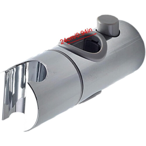 Adjustable Hand Shower Holder for Slide Bar with 360 Rotation, Tool Chrome Bracket Replacement 2