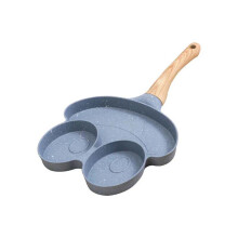 4-Cup Breakfast Cooker, Nonstick Easy Clean Egg Pan, Rustless & Durable for Gas & Induction Stoves, Long-lasting Performance