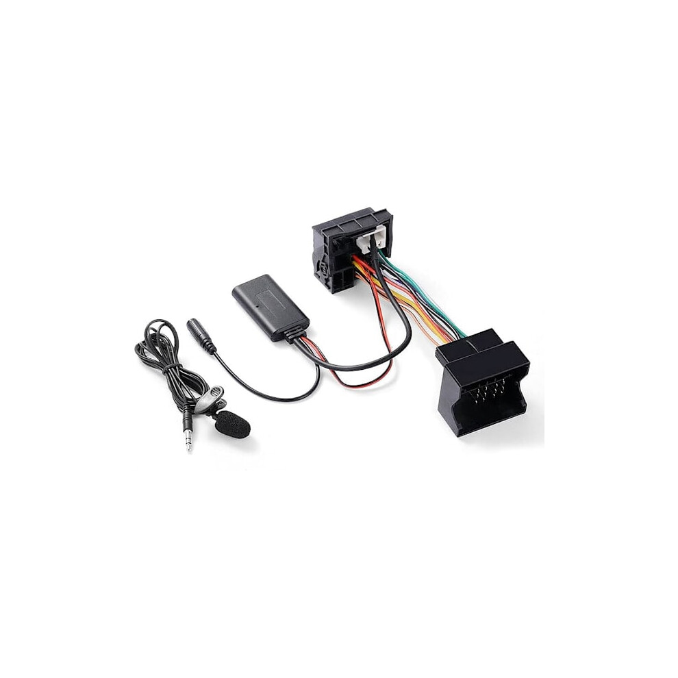Bluetooth Aux Audio Adapter Music Cable Module With Microphone Compatible With Peugeot 207 307 407 607 807 408 508 Citroen C1 C2 C3 C4 C5 C6 C8 Ds3 9110895320815