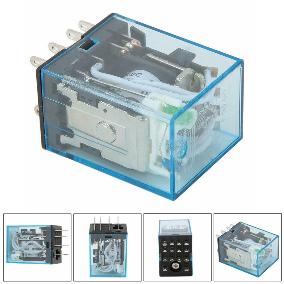 12Vdc Coil Power Relay My4nj 4No 4Nc 14 Pins My4n-J 9110895322253