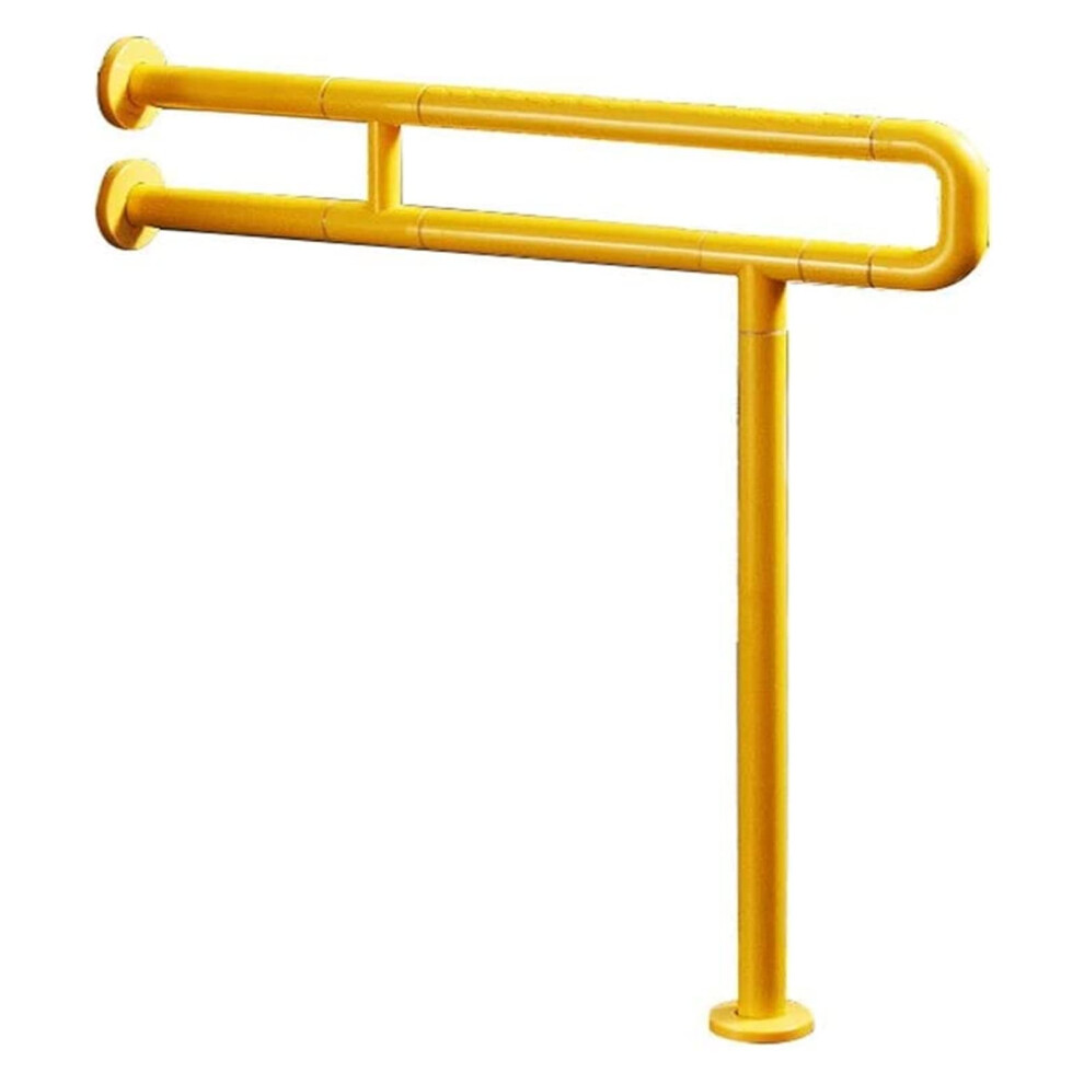 Toilet Grab Bar with Legs, Wall Mounted Bathroom Safety Rail, Shower Handrail for Elderly