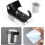 5 Pcs Adjustable Wall Mounted Shower Head Holder Bracket for Bathroom, Easy Install, Black 4