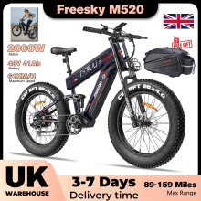 Freesky M520 26" E-Mountain Bike 48V 41Ah 2000W Black