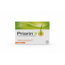 Priorin N Hair Growth Capsules | Reduces Hair Fall, Strengthens Roots & Nails | Biotin-Rich Formula | Bayer | 90 Capsules