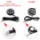 Keyless Entry Car Alarm with Push Button Start, Universal 12V Kit, Smart App Engine Control 2