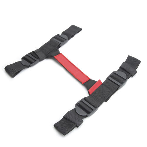 Motorcycle Polyester Trunk Side Box Strap Fit for Yamaha MT09 Tracer Red 1
