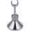 Shower Head Holder 360 Adjustable Swivel Solid Brass Wall Mounted Bracket Silver Finish 3