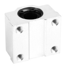SC12UU Linearführungsschlittenblock 2 Stück Aluminiumlegierung Glatte Laufbahn Langlebig