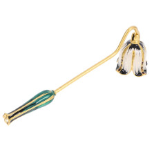 Metal Candle Snuffer Extinguisher with Long Handle Vintage Style Safe Flame Tool for Home Decor