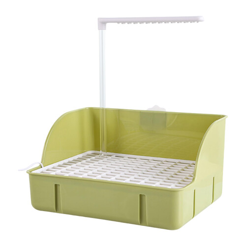 Bird Bath for Parrots with Automatic Water Circulation, Splashproof Cage Shower for Budgies