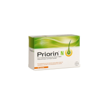 Priorin N Hair Growth Capsules | Reduces Hair Fall, Strengthens Roots & Nails | Biotin-Rich Formula | Bayer | 180 Capsules