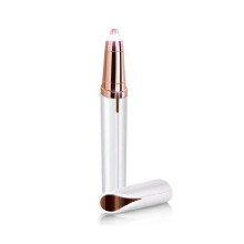 Eyebrow Trimmer for Women with 360 Rotatable Blade and LED Light, Painless Facial Hair Remover