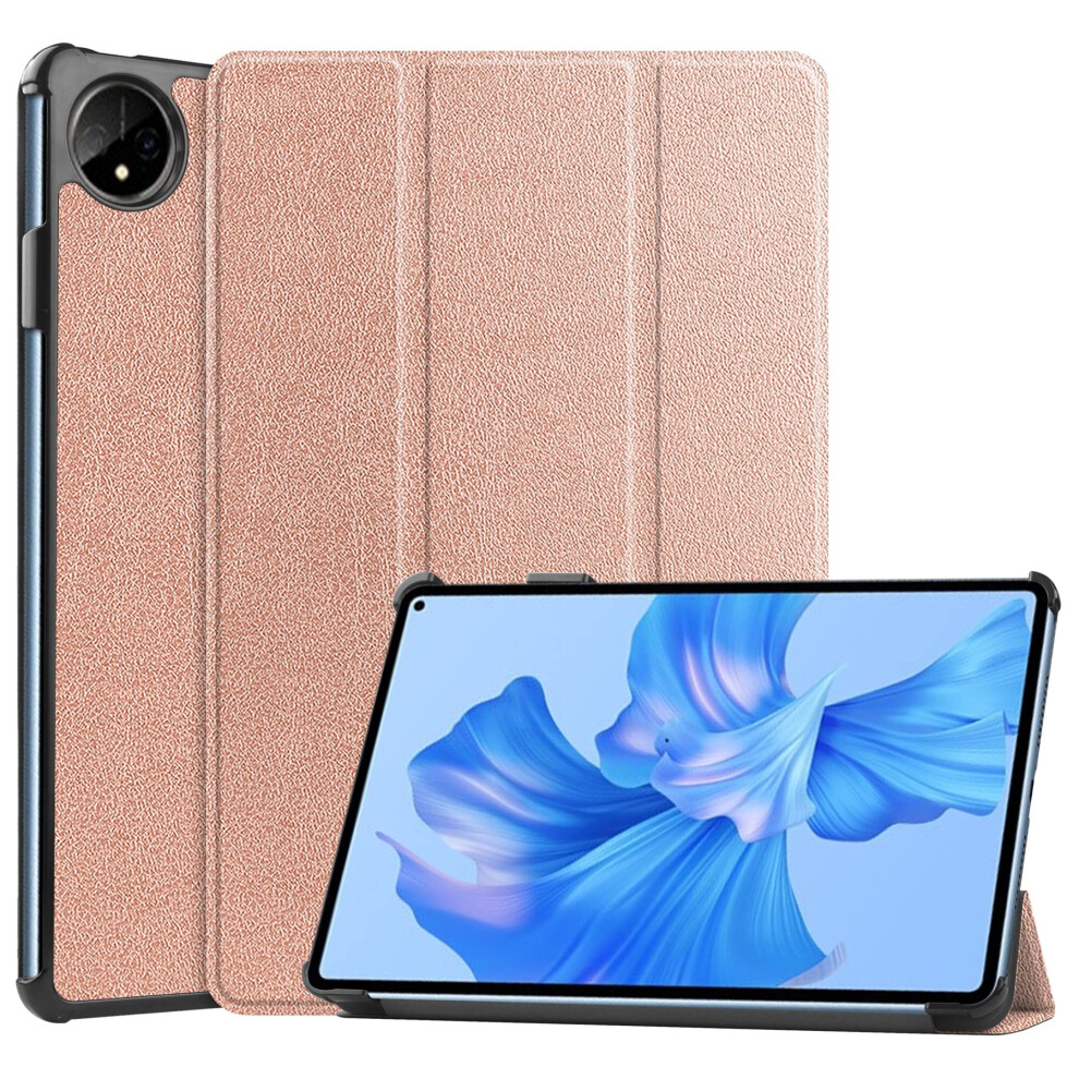 Rose Slim Trifold Tablet Smart Cover With Auto Wake Sleep For Huawei Matepad Pro 11 2022 Gold 9070919098482