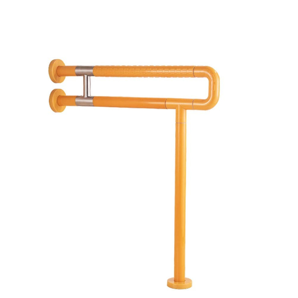 Yellow Bathroom Grab Bar Wall Mounted Safety Rail For Elderly Ushaped Toilet Support Handle