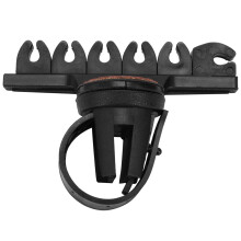 Archery Quick Release Quiver for 6 Arrows, PU EVA Rubber, Compact Size