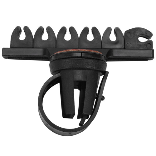 Archery Quick Release Quiver for 6 Arrows, PU EVA Rubber, Compact Size