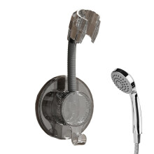 Handheld Shower Head Holder with Strong Adhesive, 360 Adjustable No Drill Bracket for Bathroom