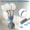 Handheld Shower Head Holder with Strong Adhesive, 360 Adjustable No Drill Bracket for Bathroom 4