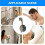 Handheld Shower Head Holder with Strong Adhesive, 360 Adjustable No Drill Bracket for Bathroom 2