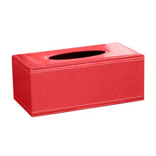 Clearance! Zainafacai Tissue Box Cover Leather Tissue Box Minimalist Home Hotel Car Mounted Leather Paper Suction Paper Box Household Essentials Red