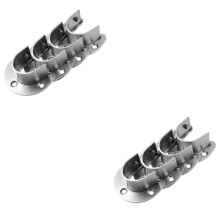 2 Pack Corner Curtain Rod for Bathroom Curtains Adjustable Bathroom Curtain Stick