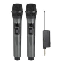 WN043 Wireless Microphone 2 Channels UHF Fixed Frequency Handheld Mic Karaoke Professional Show Meeting
