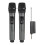 WN043 Wireless Microphone 2 Channels UHF Fixed Frequency Handheld Mic Karaoke Professional Show Meeting 1