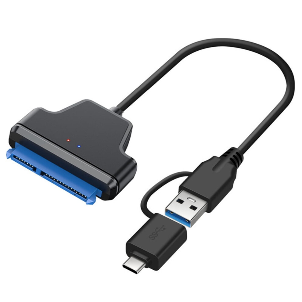 Jixopn Usb To Sata Adapter Usb3.0 Cable For 2.5 Inch Laptop Ssd (Usb3.0 Type C 50Cm) 9110895326091