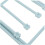 Foldable Vertical Towel Rack MultiRod Space Saving Dish Towel Holder for Kitchen and Bathroom Light Blue 3