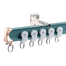 Flexible Curtain Track Ceiling or Wall Mount Heavy Duty Bendable Rail for Shower 2.4m 7.8ft