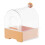Bird Bath Cage with LeakProof Shallow Basin for Parakeets, Secure Cage Attachment, Orange 1