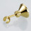 Adjustable Brass Shower Head Holder Wall Mount RustResistant Brushed Gold Bathroom Bracket 5