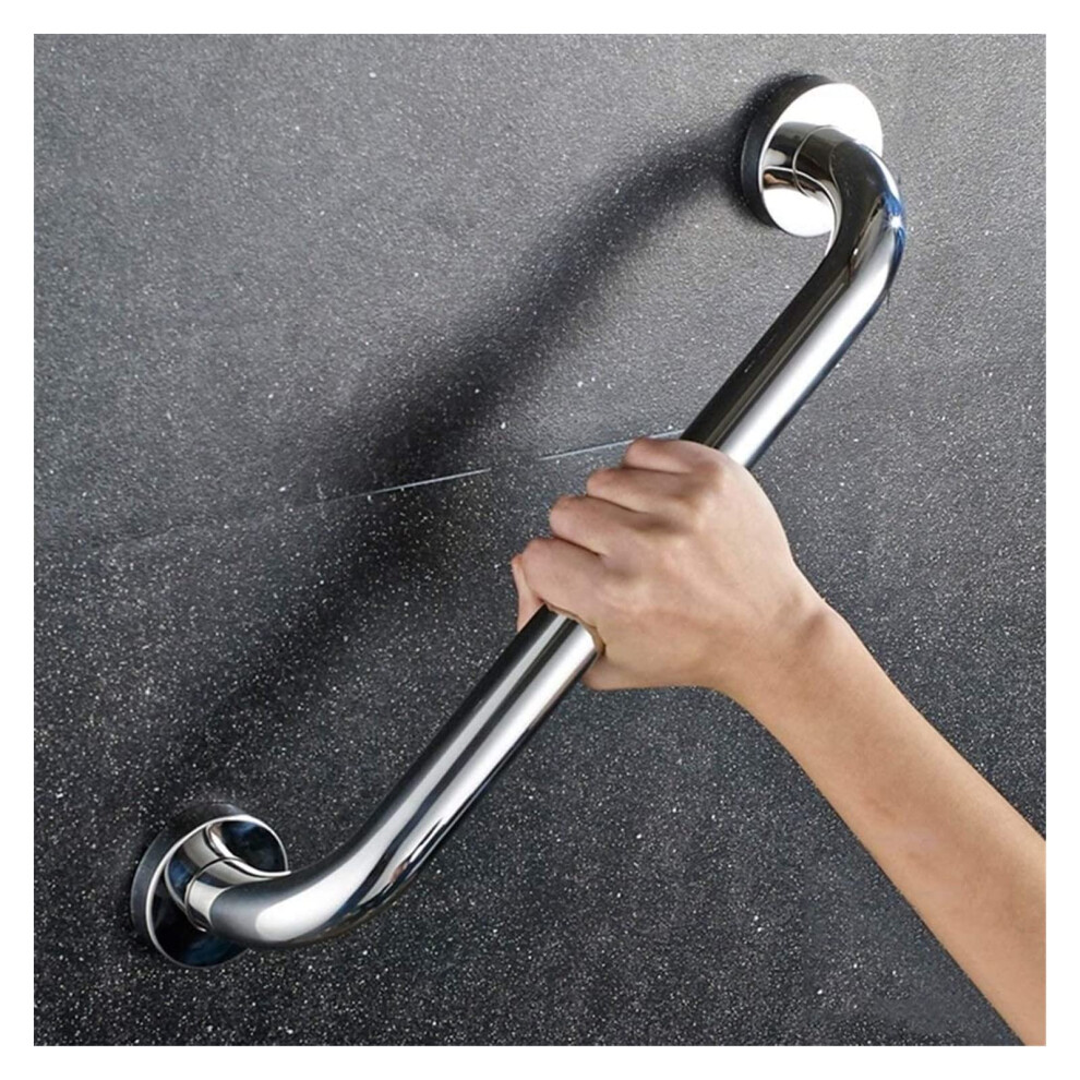 Grab Bars Polished Chrome NonSlip Bathroom Safety Rail, Stainless Steel WallMounted Support for Elderly
