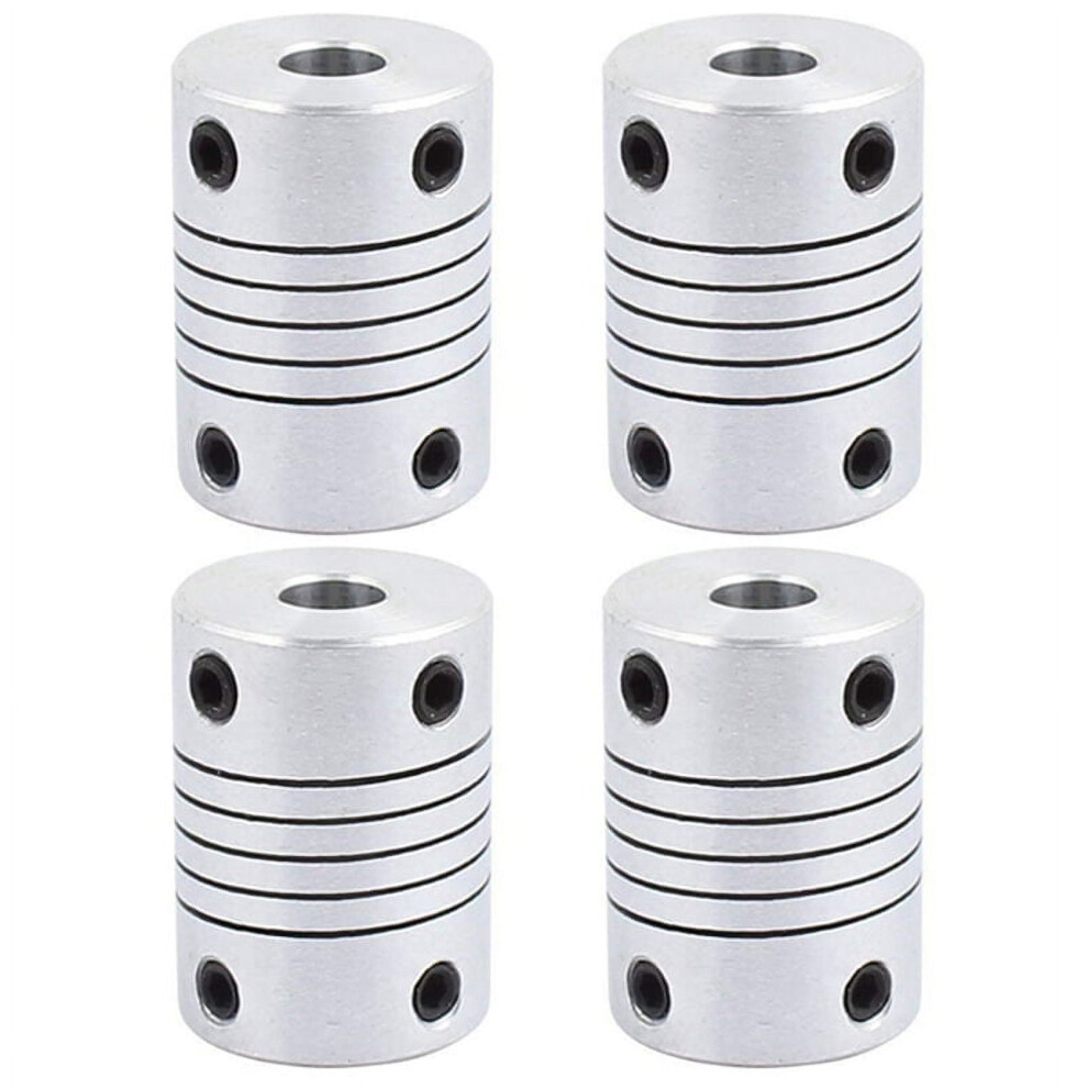 4Pcs 6Mm To 8Mm Shaft Coupling 25Mm Length 18Mm Diameter Stepper Motor Coupler Aluminum Alloy Joint Connector 9110895330661
