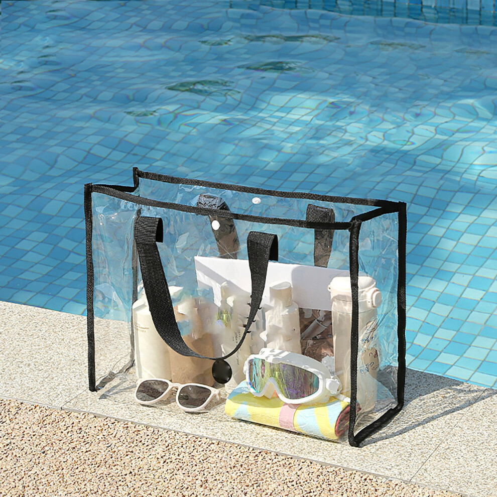 2024 New Bags Portable Swimming Bag Cosmetic Storage Bag Multifunctional Transparent Wash Bag Large Capacity Beach Bag