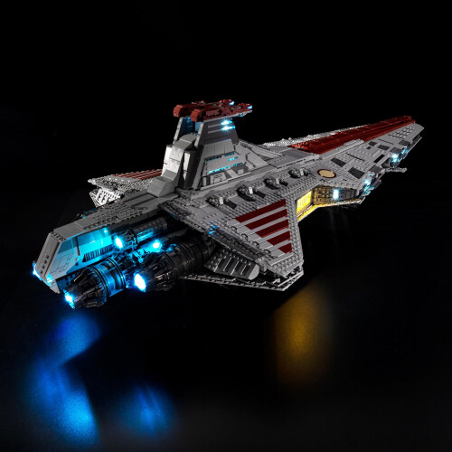 Light Kit for  Venator 75367 Star Wars Star Destroyer, Easy Install USB Powered Lighting Set 2