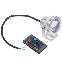 Underwater LED Light RGB Pond Spotlight with Remote, IP68 Waterproof 12V Outdoor Fountain Lighting