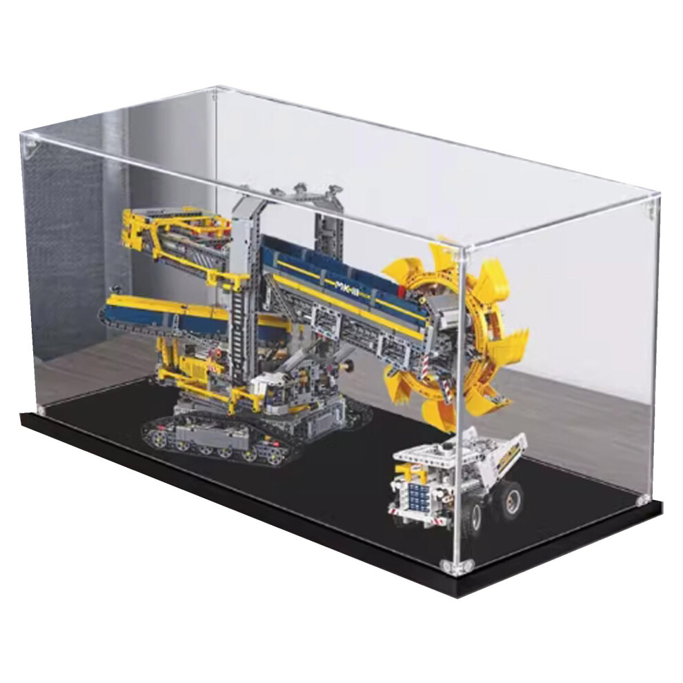 Acrylic Dustproof Clear Display Case With Transparency For 42055 Excavator 9070919095504